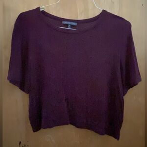 Chic Maroon Crop Top